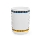 “Surviving on Coffee & Deadlines” Funny Office Ceramic Mug (11oz/15oz)