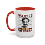 Wanted Poster Custom Photo Mug – Funny Personalized Coffee Cup (B&W)