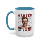 Wanted Poster Custom Photo Mug – Funny Personalized Coffee Cup (Color)