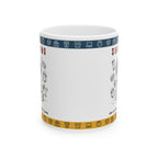 “Surviving on Coffee & Deadlines” Funny Office Ceramic Mug (11oz/15oz)