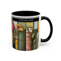 Personalized Floral Stained-Glass Ceramic Mug (11/15 oz) - 05