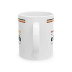 Retro Stripe Ceramic Mug – 'World's Best - Custom Name' Mug (11oz & 15oz) - 01