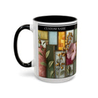 Personalized Floral Stained-Glass Ceramic Mug (11/15 oz) - 05