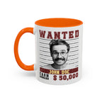 Wanted Poster Custom Photo Mug – Funny Personalized Coffee Cup (B&W)