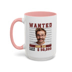 Wanted Poster Custom Photo Mug – Funny Personalized Coffee Cup (Color)