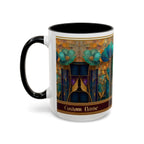 Personalized Floral Stained-Glass Ceramic Mug (11/15 oz) - 06