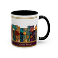 Personalized Floral Stained-Glass Ceramic Mug (11/15 oz) - 02