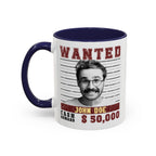 Wanted Poster Custom Photo Mug – Funny Personalized Coffee Cup (B&W)