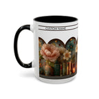 Personalized Floral Stained-Glass Ceramic Mug (11/15 oz) - 04