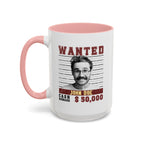 Wanted Poster Custom Photo Mug – Funny Personalized Coffee Cup (B&W)