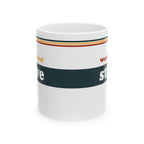 Retro Stripe Ceramic Mug – 'World's Best - Custom Name' Mug (11oz & 15oz) - 04