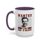 Wanted Poster Custom Photo Mug – Funny Personalized Coffee Cup (B&W)
