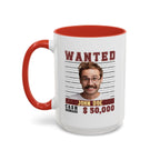 Wanted Poster Custom Photo Mug – Funny Personalized Coffee Cup (Color)