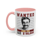 Wanted Poster Custom Photo Mug – Funny Personalized Coffee Cup (B&W)